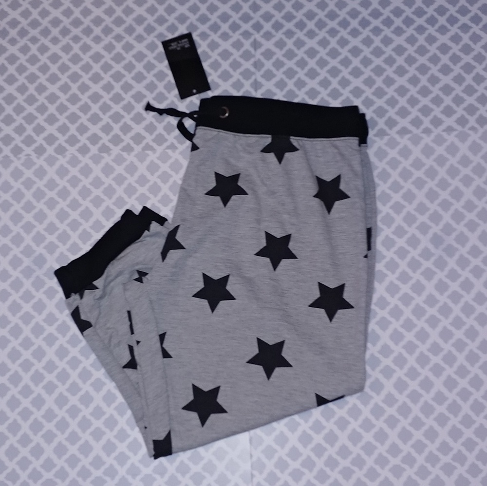 NWT Cropped gray Coco Limon draw string pants